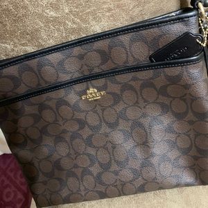 Coach Black and Brown Crossbody